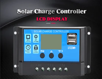 Сертифицированный Ce RoHS 10A 12V PWM контроллер заряда солнечной энергии